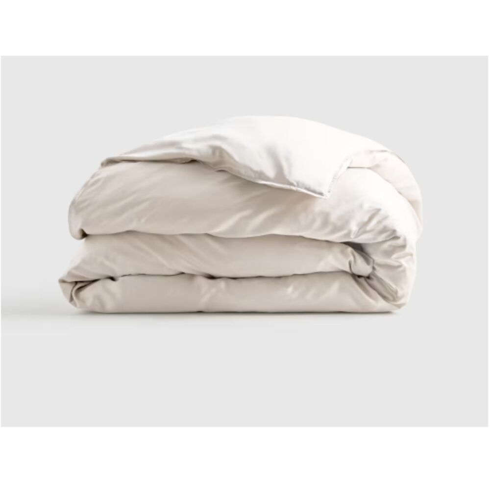 Quince Bamboo Duvet Cover Queen Sand NWOT